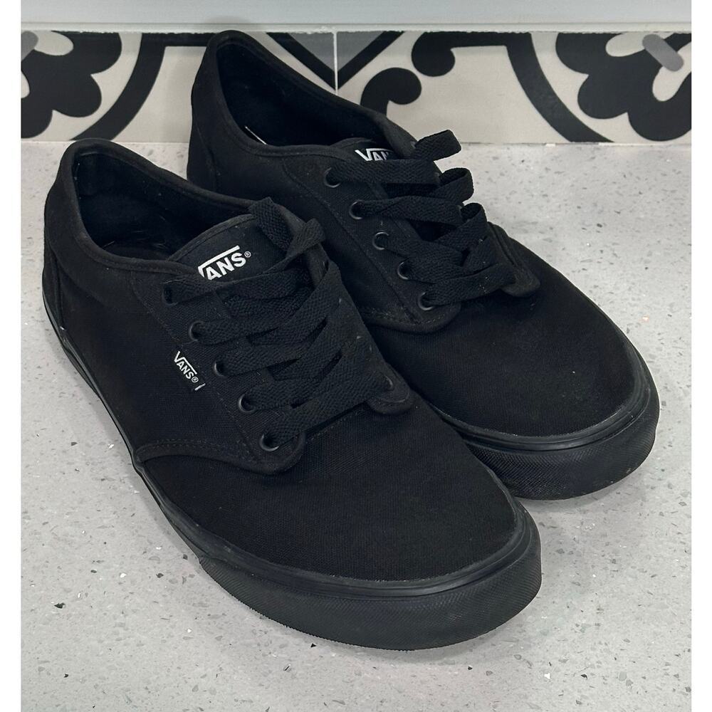 Vans Off The Wall Mens Classic Black Low Top Skateboard Shoe Sz 13